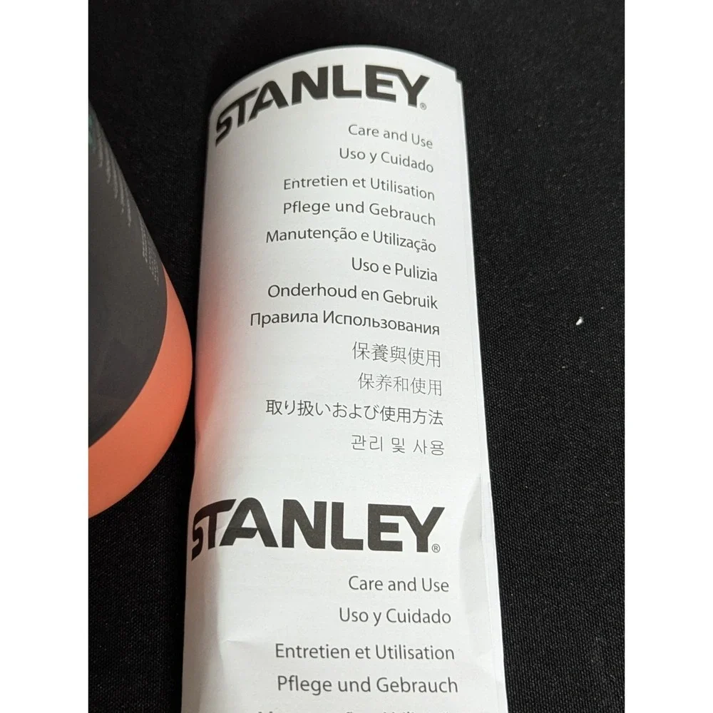 Stanley Quick Flip Go Bottle 24oz Stainless Steel Tumbler Flip-Lid peach coral - Picture 2 of 12